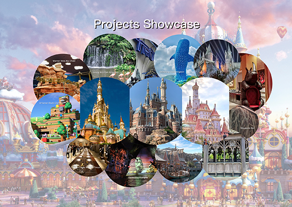 (shanghai disneyland, Tokyo disneyland, hongkong disneyland)：上海迪士尼乐园城堡、上海迪士尼TOY STORY、上海迪士尼动物疯狂城 ZOOTOPIA、香港迪士尼乐园城堡 、香港迪士尼冰雪世界FROZEN、东京迪士尼美女与野兽BEAUTY & THE BEAST、东京迪士尼Fantasy springs